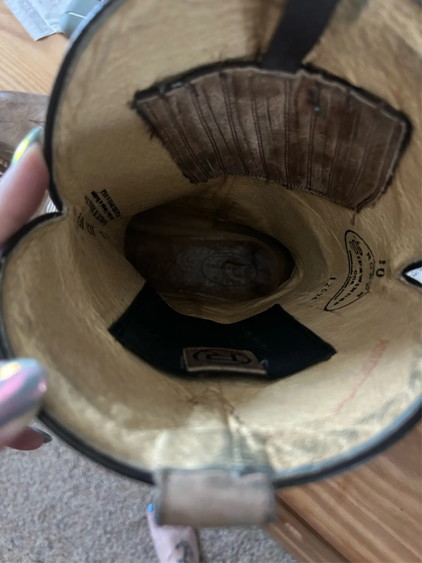 Roper cowboy boots Tan Size 10 - Image 3