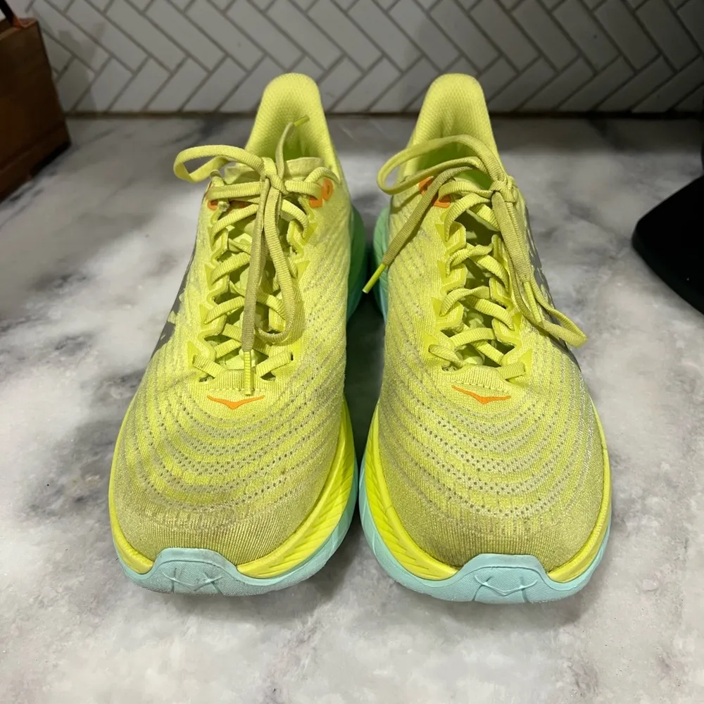 Hoka One One Womens Mach 5 1127894 CGLG Green Running Shoes Sneakers Size 10.5B - Image 11