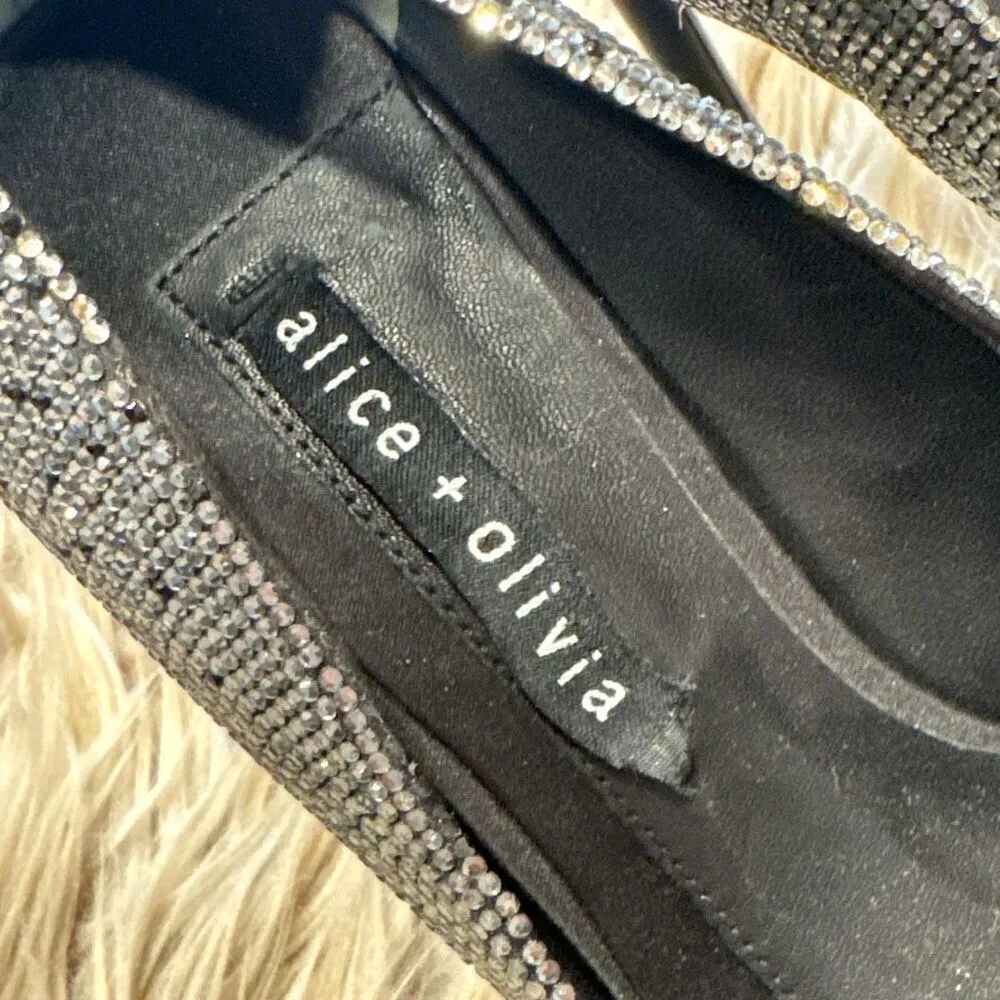 Alice and Olivia Sparkly Heels size 7 - Image 4