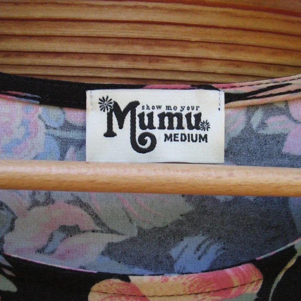 Black Floral Dress  - Image 8