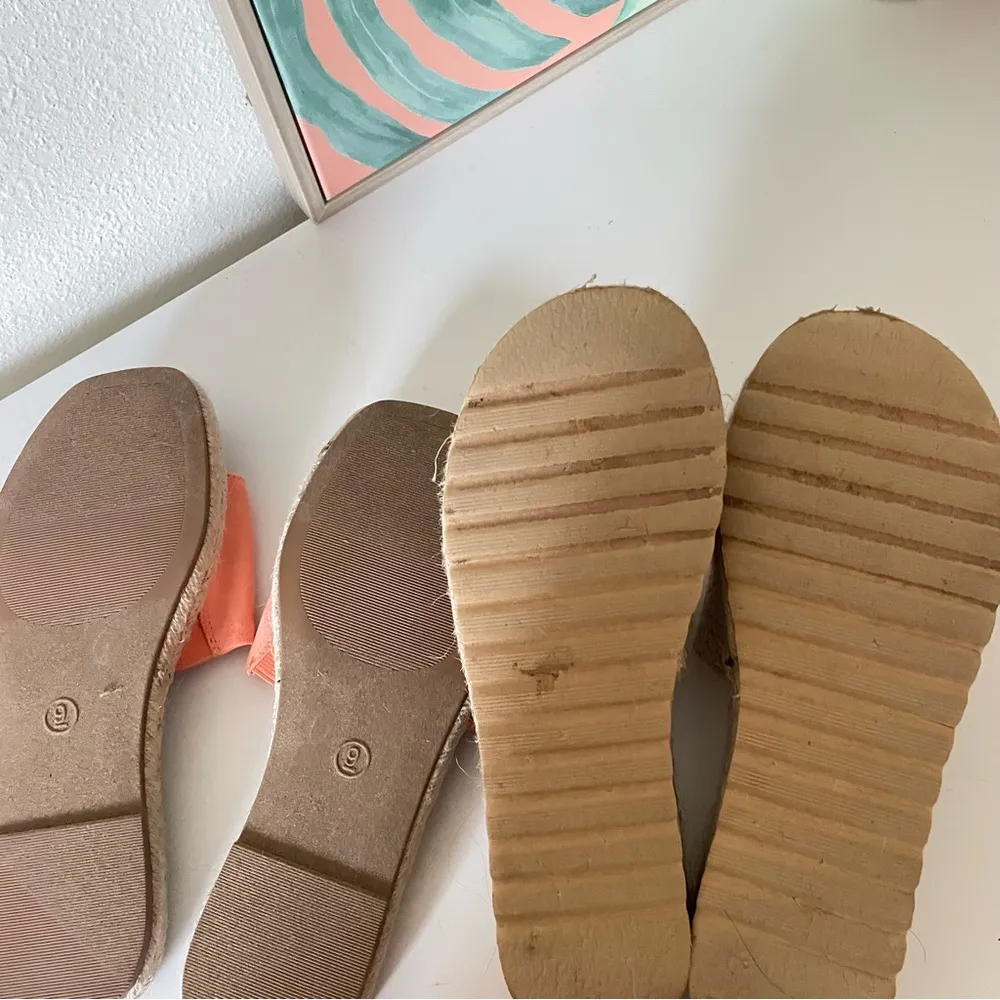 BOGO Bundle Beach by Matisse Rey Platform Sandals & Universal Thread Sandals 9 Tan - Image 9