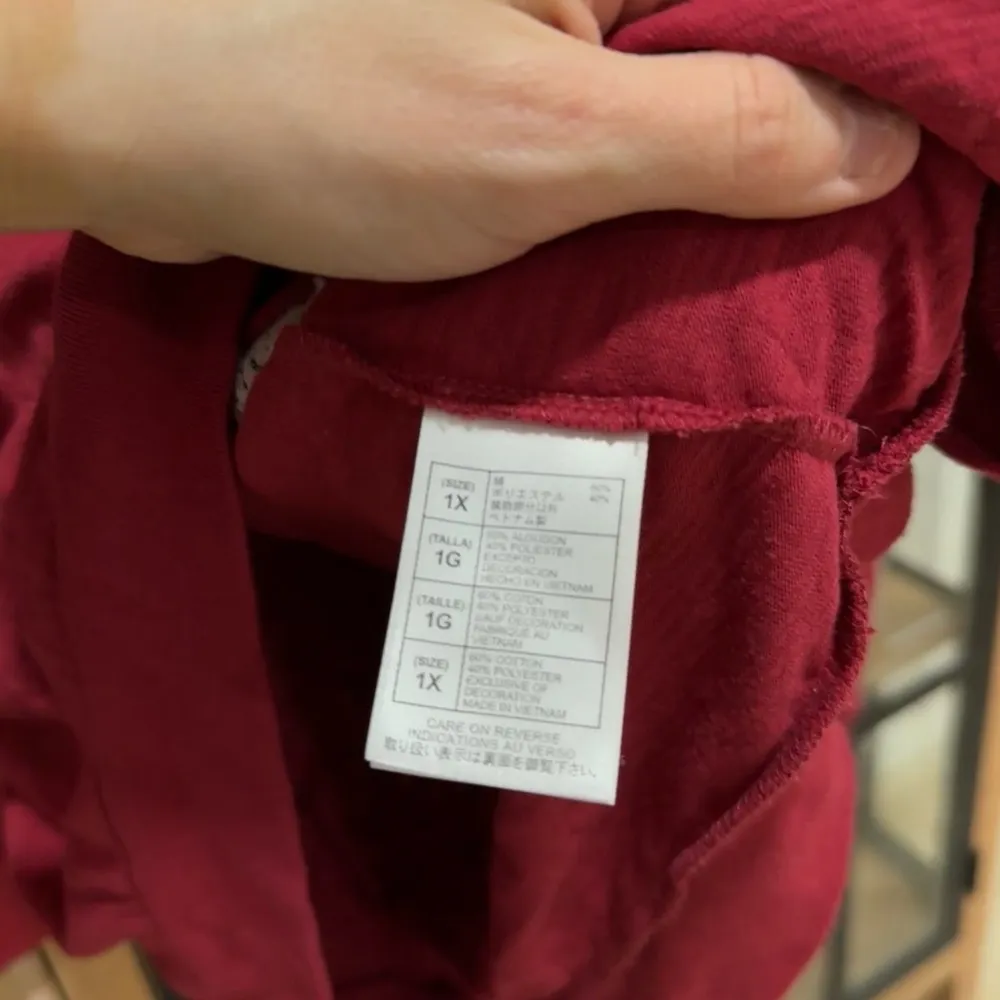 Disney Parks sequined mickey mouse long sleeve top blouse pullover crewneck plus Silver Size 1X - Image 5