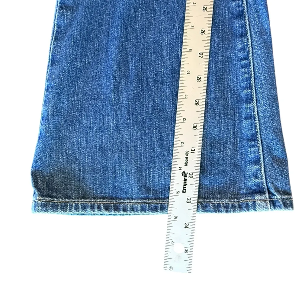 Paige Women's Denim Jeans Low Rise Bell Canyon Bell Bottoms Flare Med Wash Sz 27 - Image 9