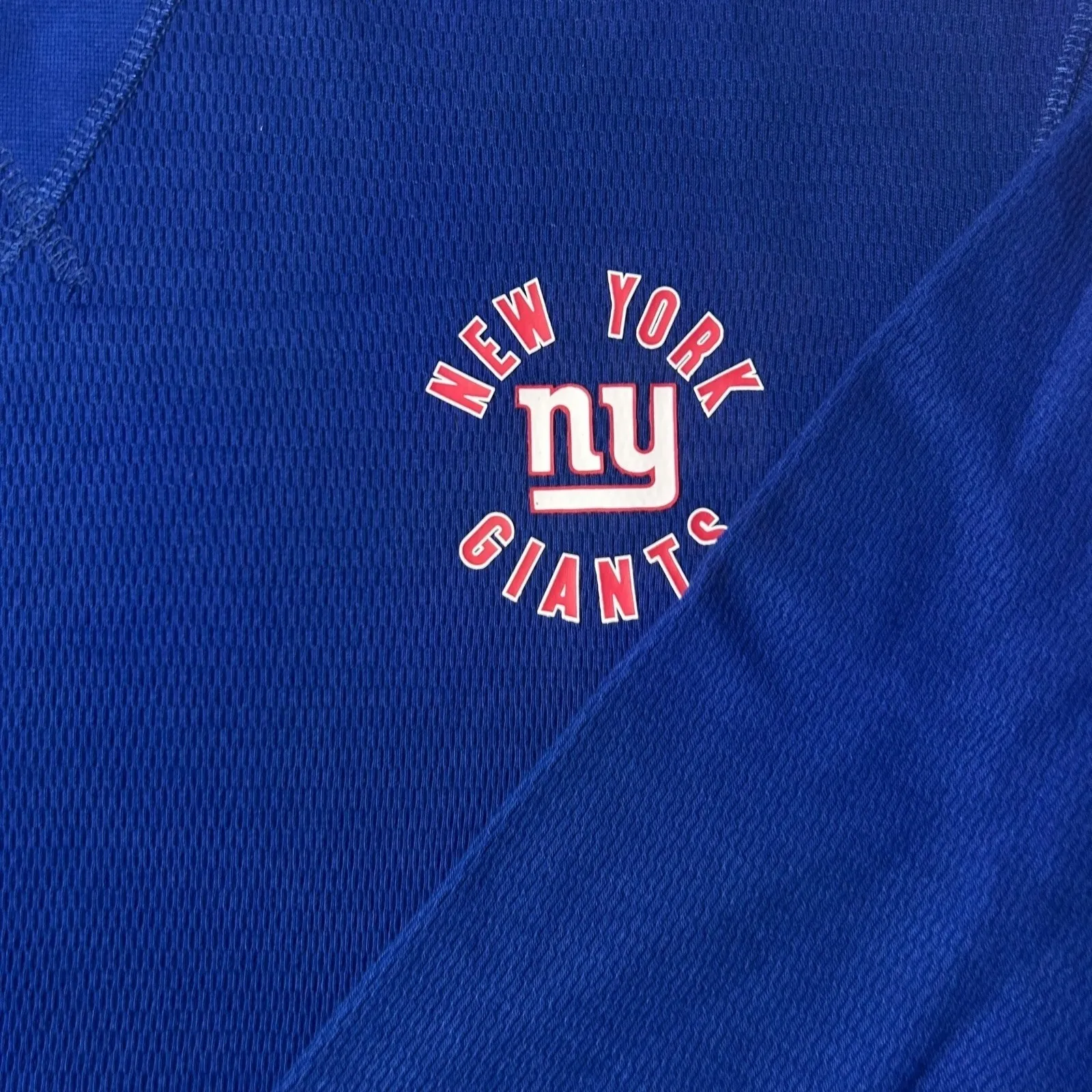 New York Giants Sweatshirt Womens XL Blue NFL New‎ Era Collab Long Sleeve NWT - Image 4