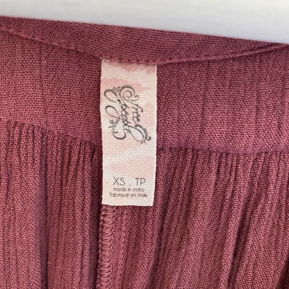 Free People 'Blue Bird' Smocked Tunic - Image 5