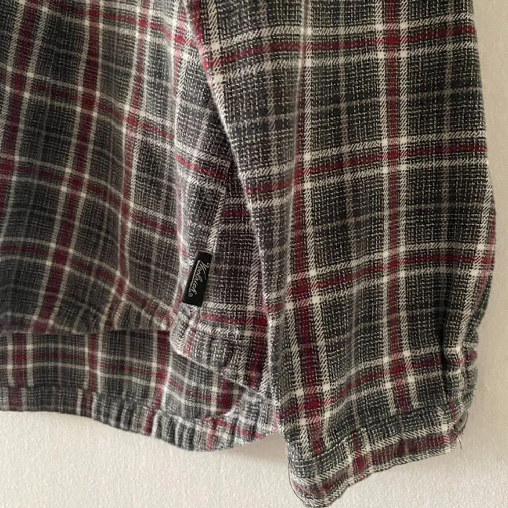 Woolrich Vintage Women's  Button Down Long Sleeve Plaid Flannel Size Large - Image 7