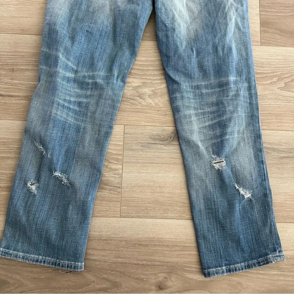 Buckle Black Women's Jeans Fit No. 256 Boyfriend Crop Factory Distressed Sz 26 - Image 8