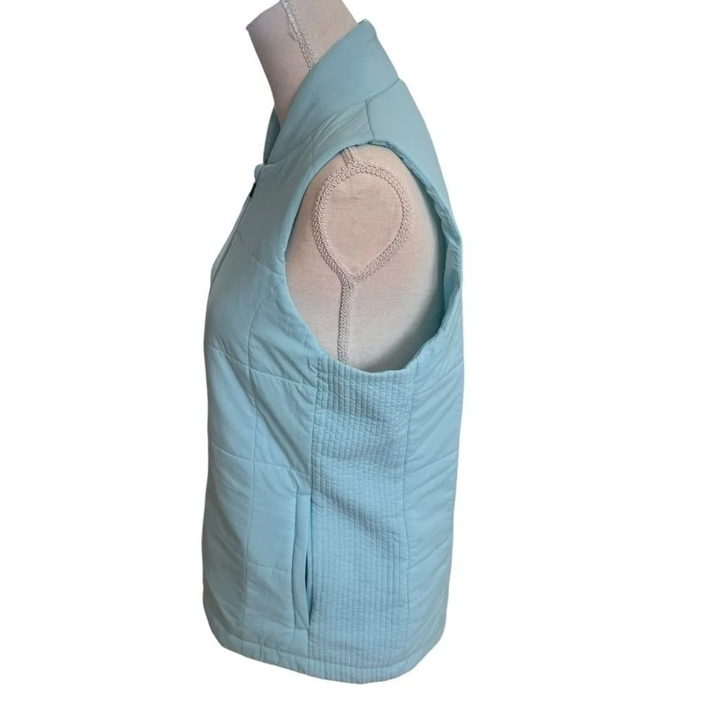 Peter Millar Golf Ultralight Insulated Thin Vest in blue M - Image 2