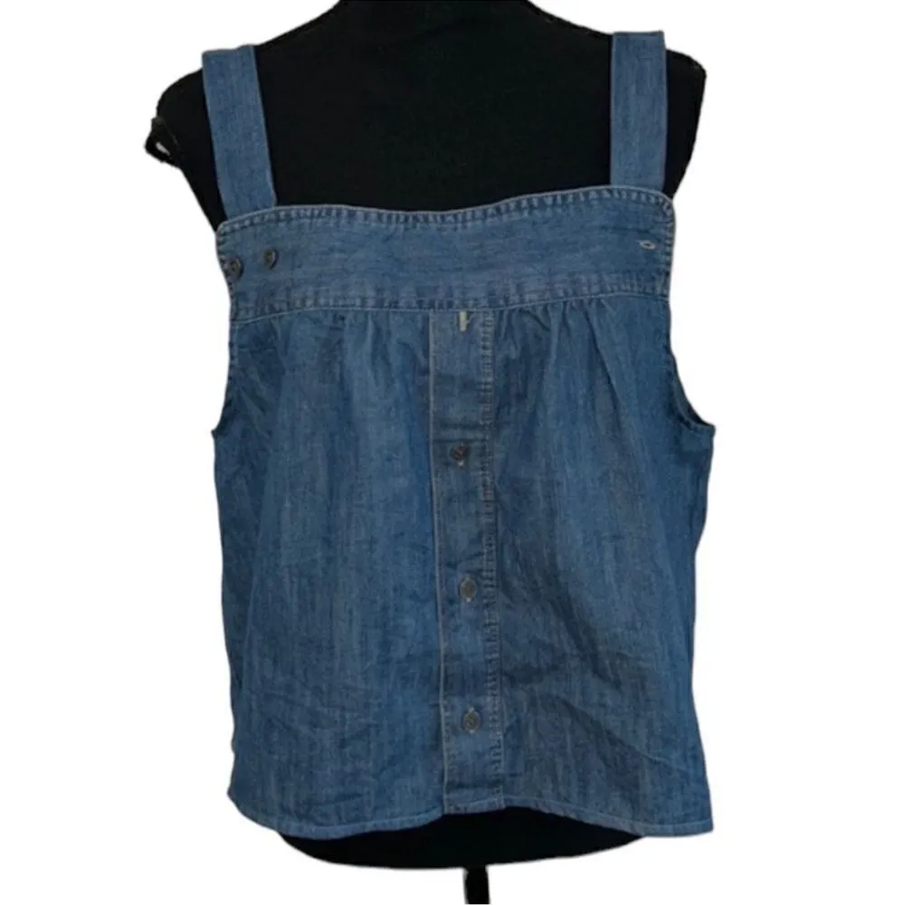 Urban Renewal Vintage Denim Crop Denim
Blue Top - Image 2