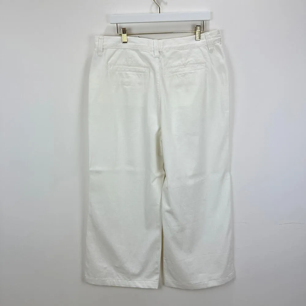 Madewell The Harlow Wide Leg Jean Airy Denim Baggy White High Waist US 31 NWT - Image 8