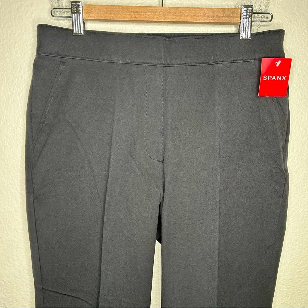 NWT Spanx Polished Kick Flare pants in Classic Black medium - Image 2