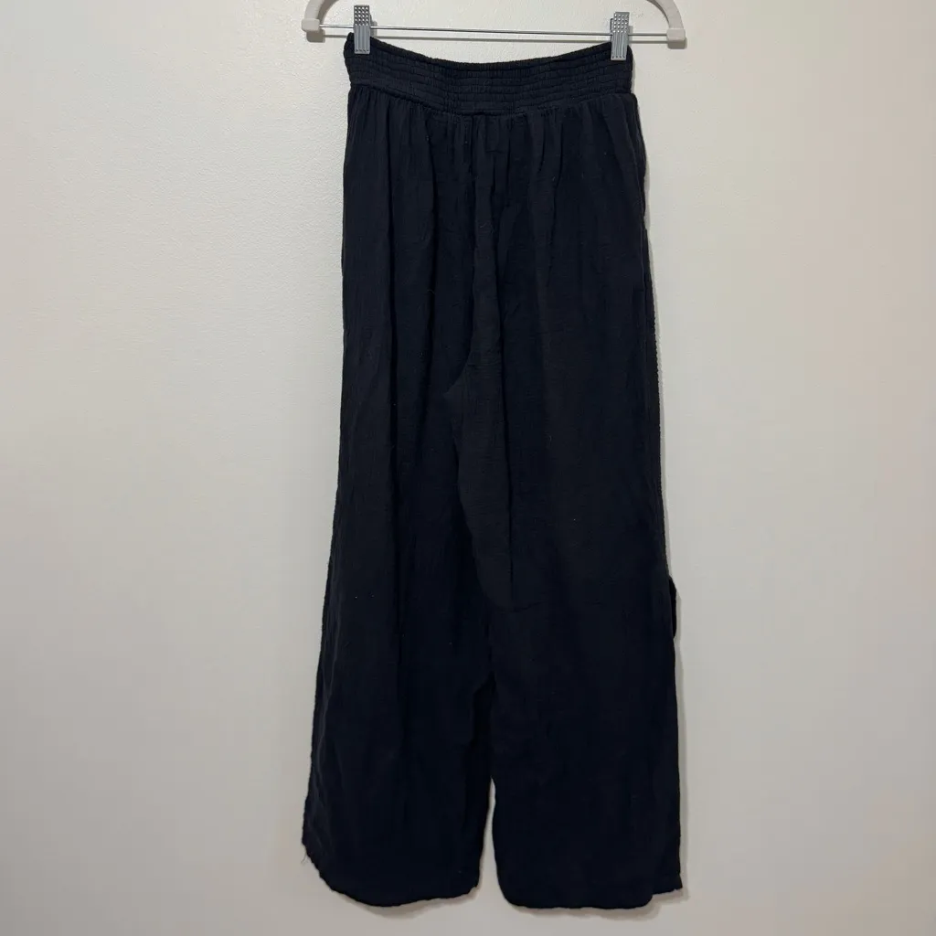 Aerie Pool to Party Pants Size Small Wide Leg Gauze Cotton Beach Summr - Image 7