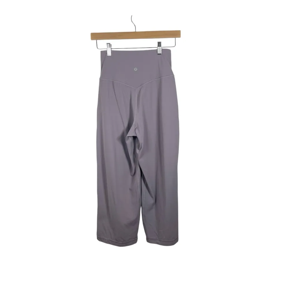 Lululemon Align Wide Leg Cropped Pant in Greyish Purple Size 6 - Image 7