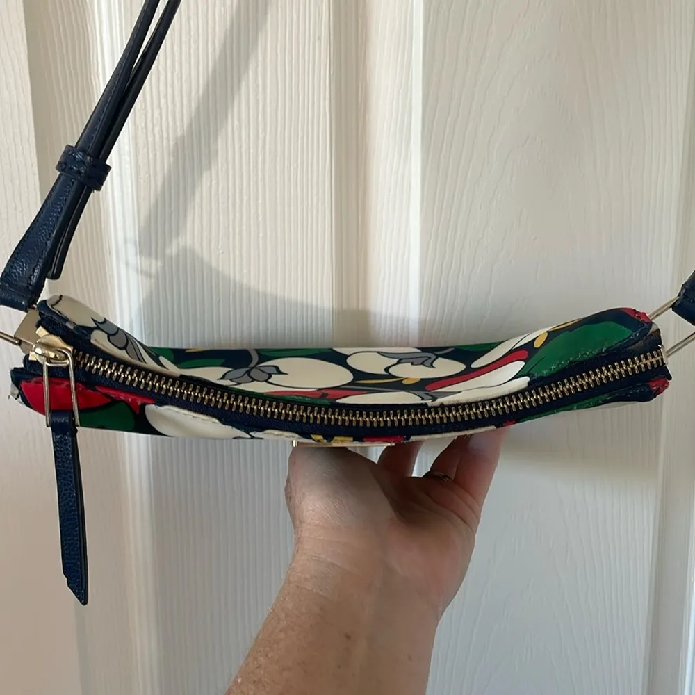 Kate Spade Triple Gusset Dawn Breezy Floral Crossbody Blazer Blue Lightweight - Image 9