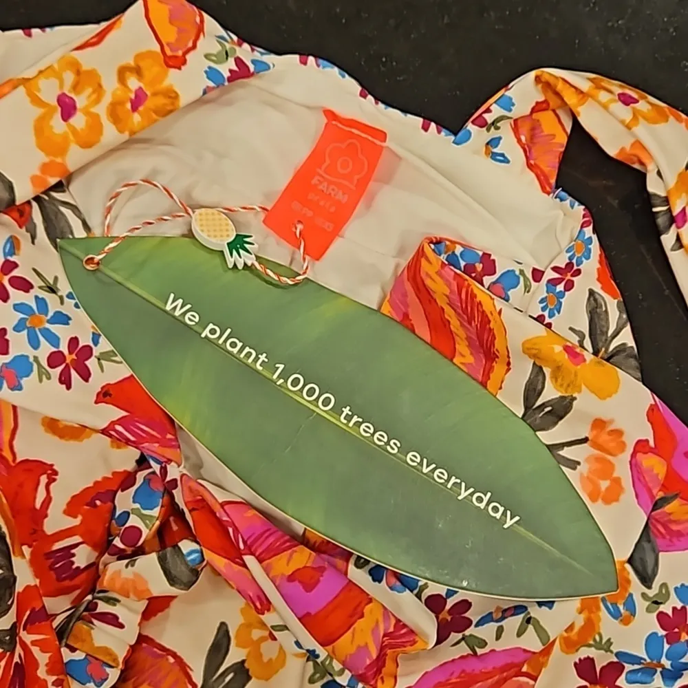 💕FARM RIO💕 Spring Bananas One Piece Swimsuit ~ Spring Bananas Print XS NWT - Image 14