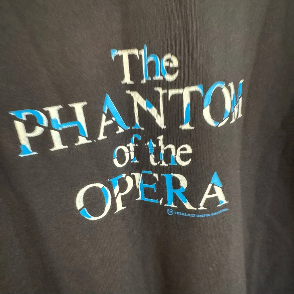 Vintage 1980’s Phantom of the Opera Fruit of the Loom Crewneck Sweatshirt-LARGE - Image 6