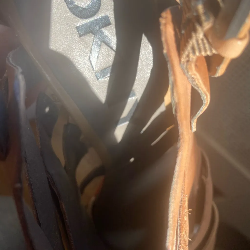 DKNYC Gladiator Heels, Size 8/9 Tan - Image 7