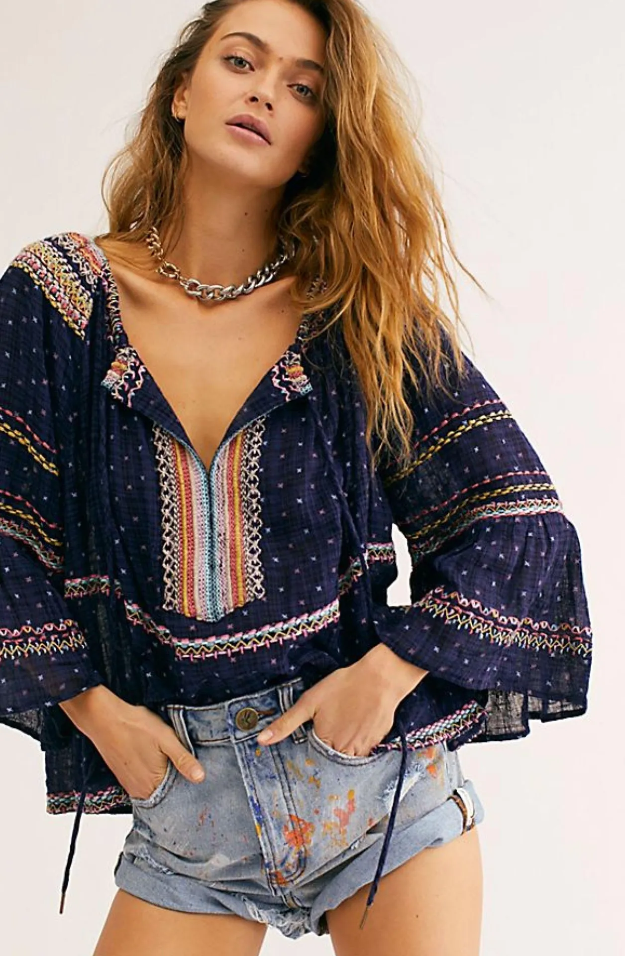 Talia Embroidered Blouse - Image 2