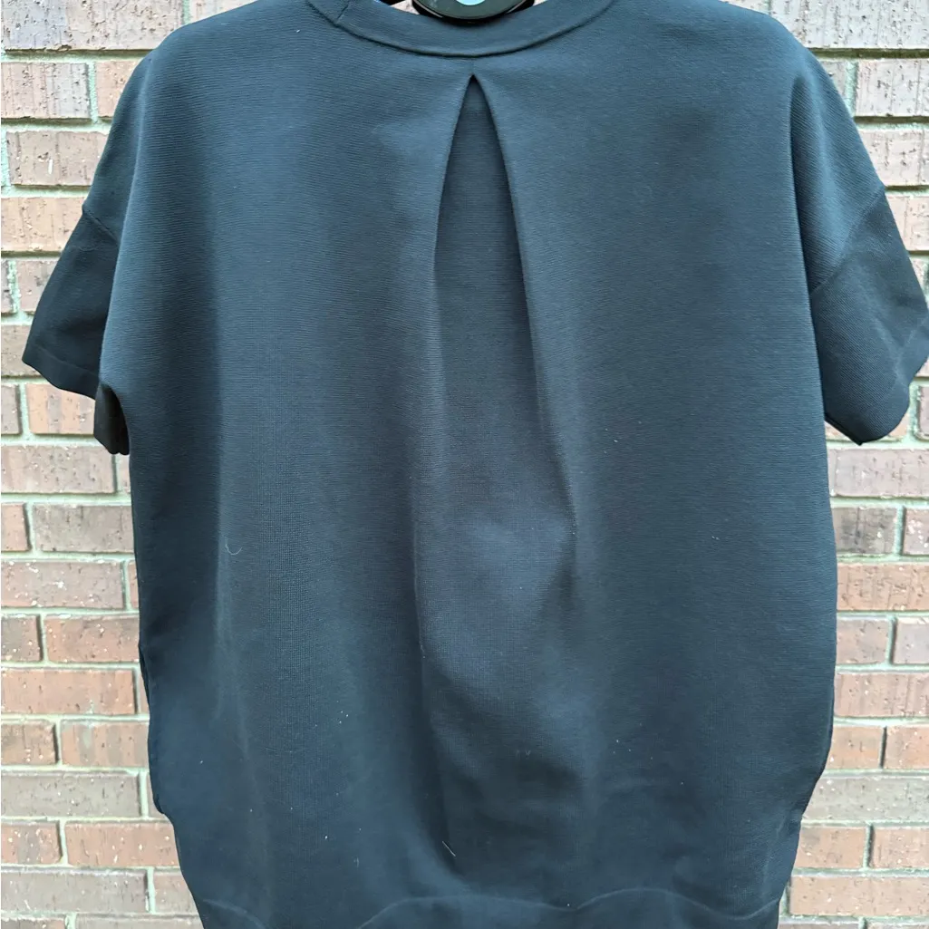 Rag & Bone Black Short Sleeve Oversized Heavyweight Jersey Top Shirt Size M/L - Image 5