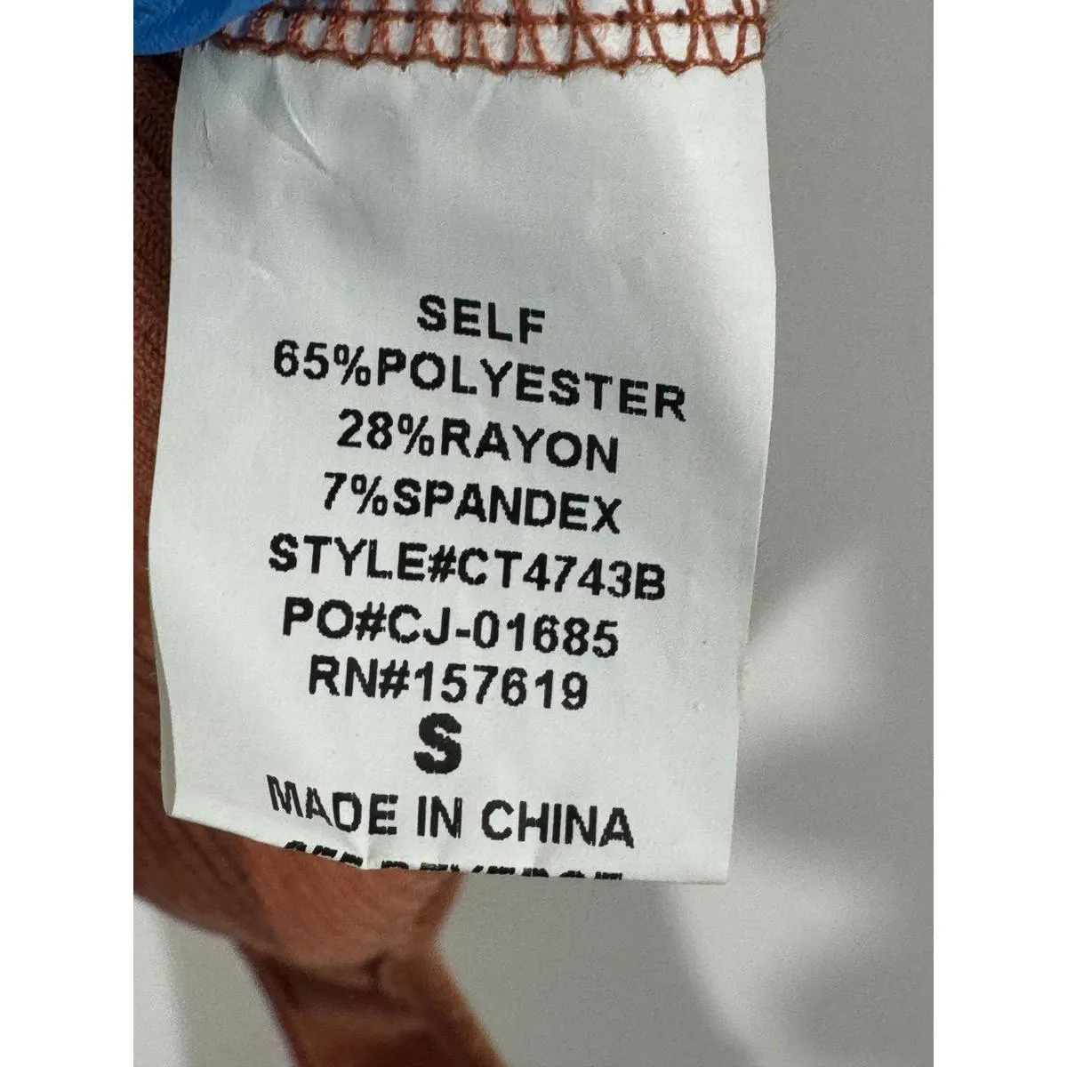 Cloud Ten Women's Small Colorblock Long Sleeve Bodysuit - Image 3