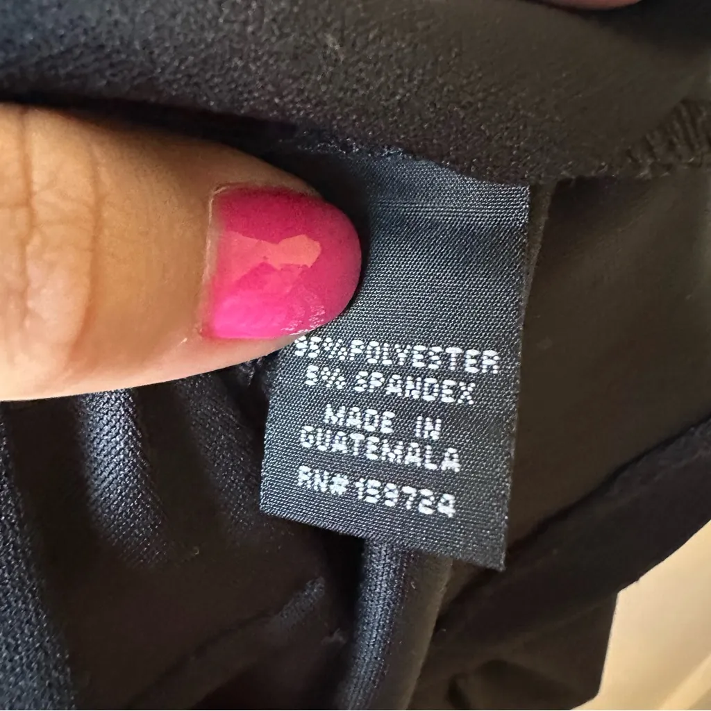 SABRINAS Women’s Collared Button Up Scruch Sleeve Black Blazer/Jacket Size XL - Image 3