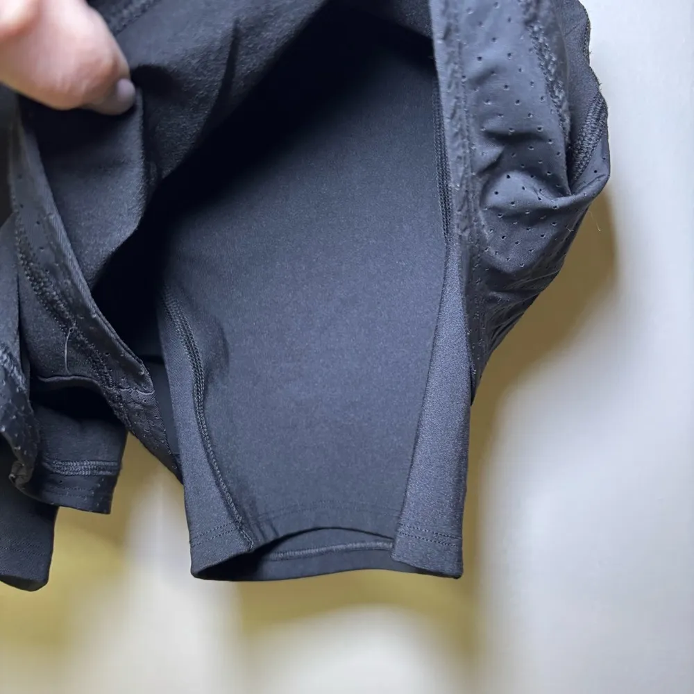 Spanx Skort Womens Medium Black Get Moving Pleated Athletic Stretch Pock… - Image 5