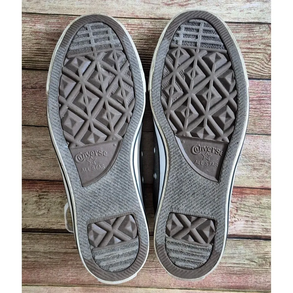 Converse Chuck Taylor All Star Unisex Low Top Charcoal Gray Tennis Shoes M 6 W 8 - Image 9