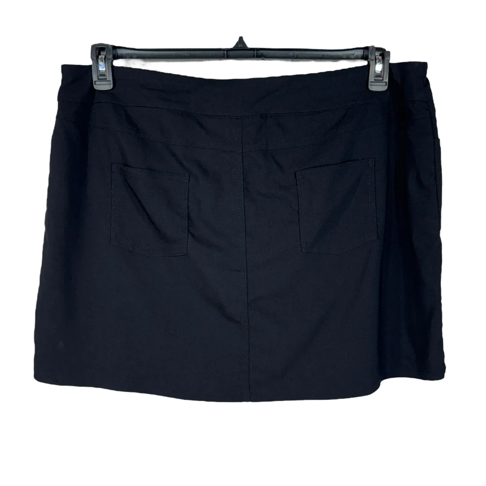 Westbound SZ 18 Skort Pull-On Stretch Pockets Short Attached Briefs Black New - Image 4