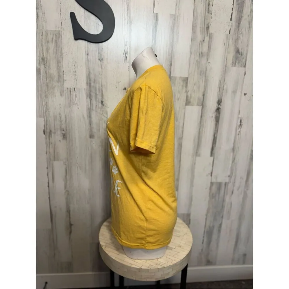 Doodle yellow tshirt Yellow - Image 3