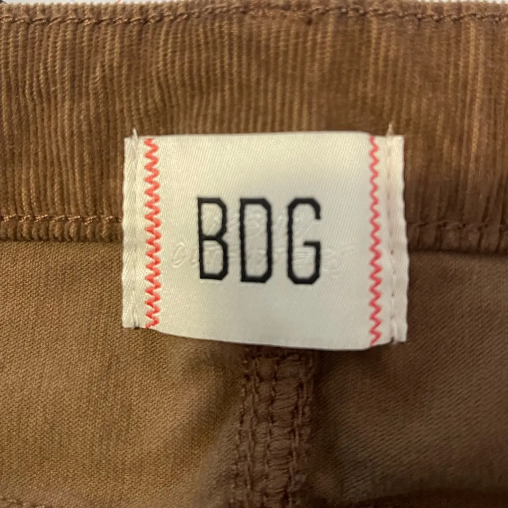 Urban Outfitters BDG Womens Kendall Fluted Corduroy Maxi Skirt Brown Sz L 90’s - Image 9