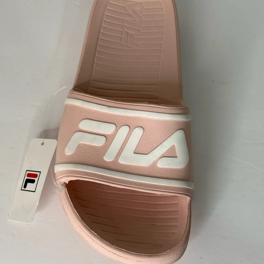 Fila Pink Sleek Slide Sandals SZ 8M-9W - Image 4