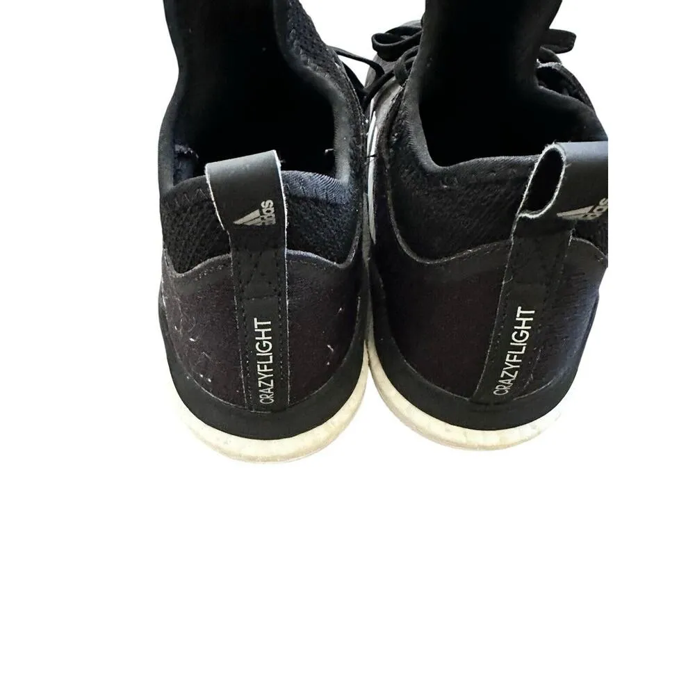 adidas Crazyflight Mid Black White Women’s Volleyball Shoes Size 8.5 - Image 4