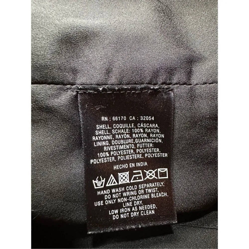 ANTHROPOLOGIE FLOREAT INKWASH SHIFT TUNIC DRESS sz 6 - Image 12