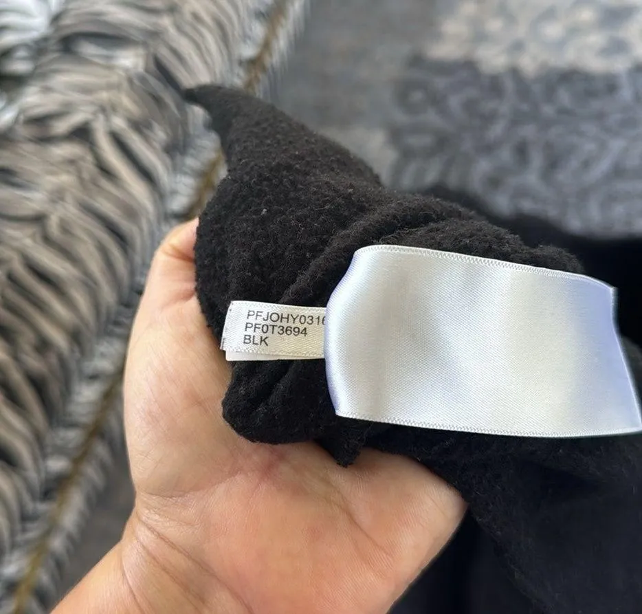 Calvin Klein Performance Logo Cropped Hoodie Black Pink Medium - Image 7