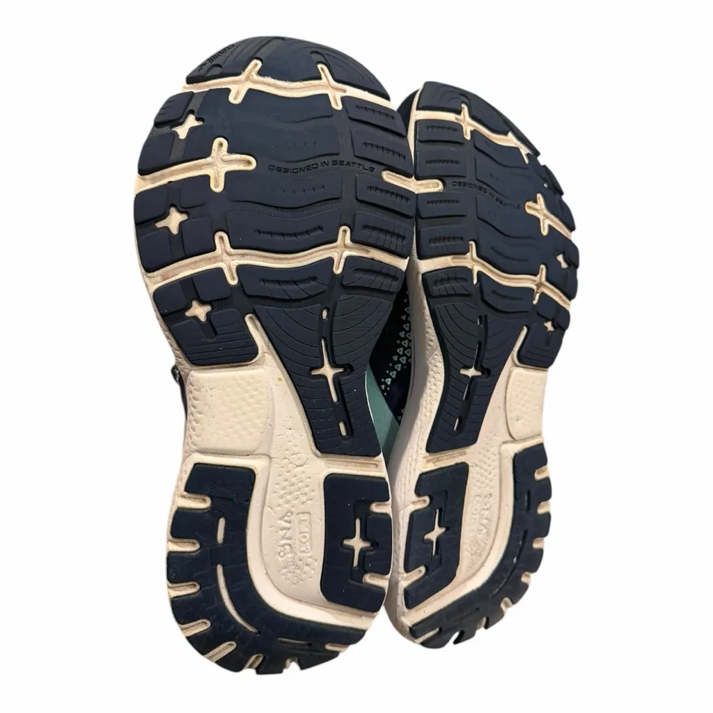 Brooks Ghost Running Shoes Women’s 8.5 Navy Teal Cushioned Trainer - Image 5