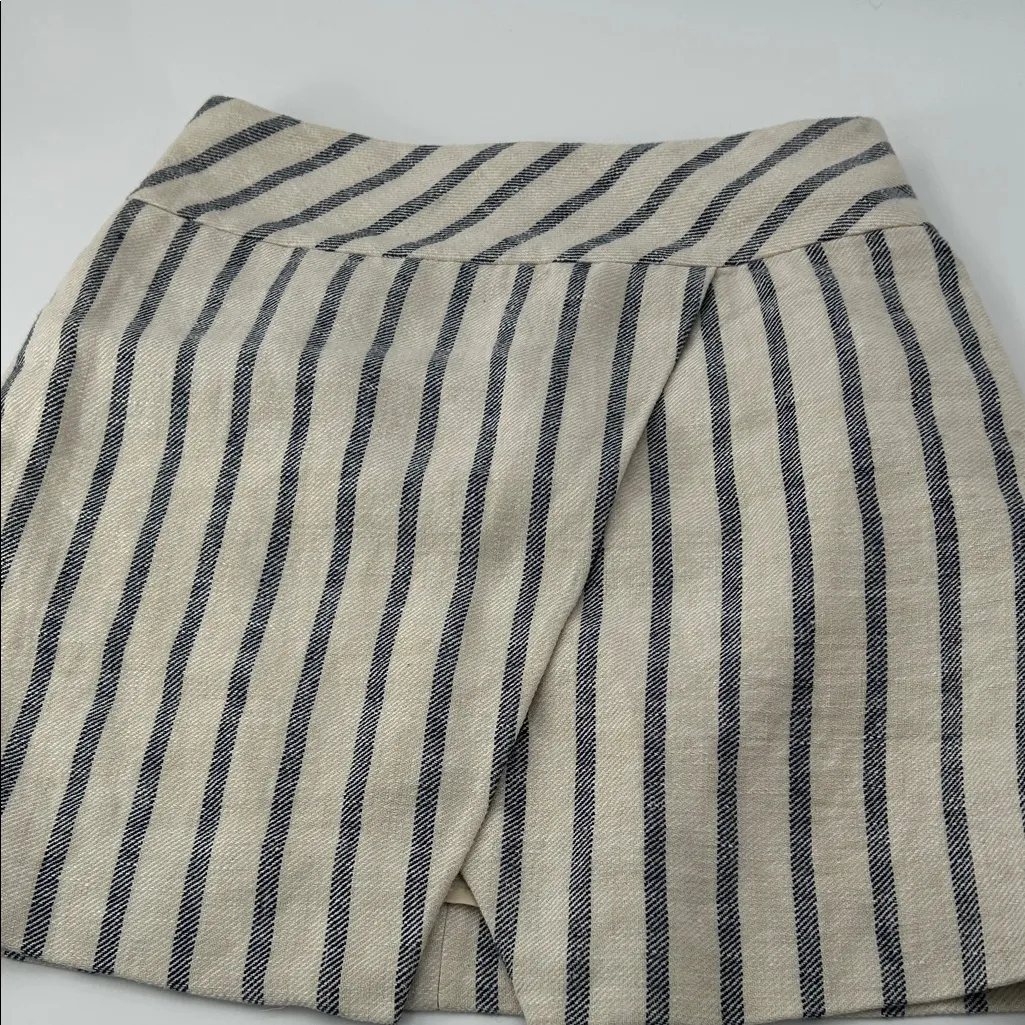 J. Crew Striped Midi Skirt in Navy and Cream - Image 6