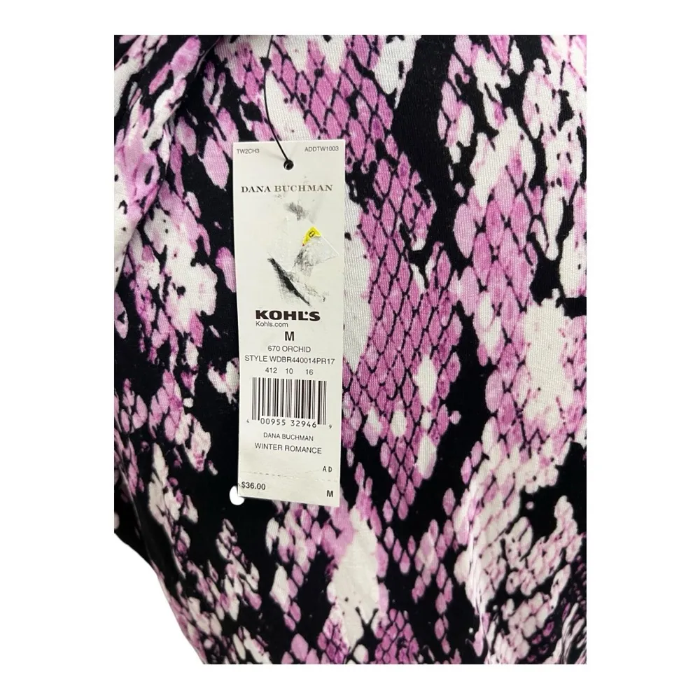 Women's Pink and Black V-Neck Top - Image 5