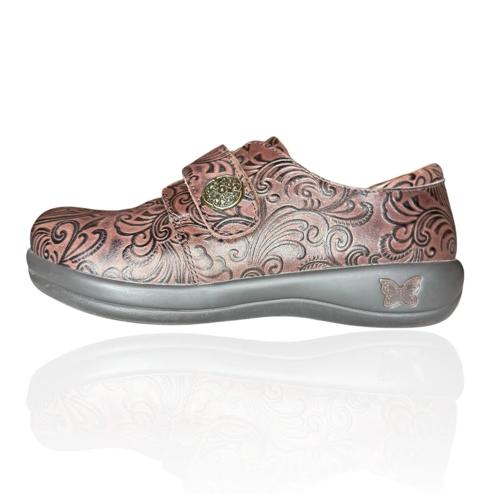 Alegria Joleen Womens Professional Shoe Size US 7-7.5 / EURO 37 Embossed Leather - Image 5