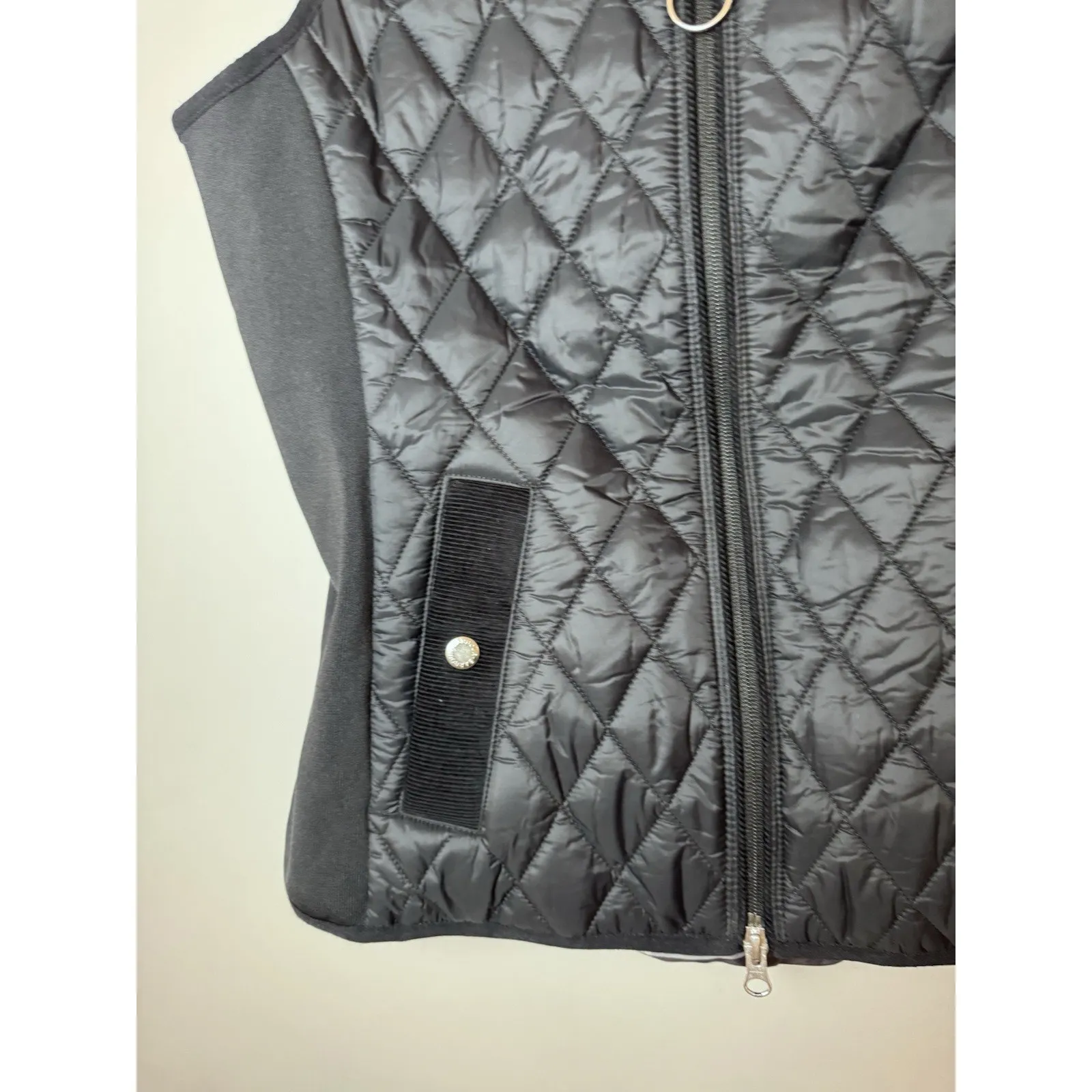 Barbour Poppy Gilet Vest Black Quilted Zip Up Vest Womens Sz 6 NWT $200 - Image 14