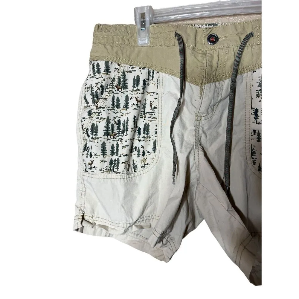 Columbia Down The Path‎ Deer Trees Shorts Size 10 - Image 3