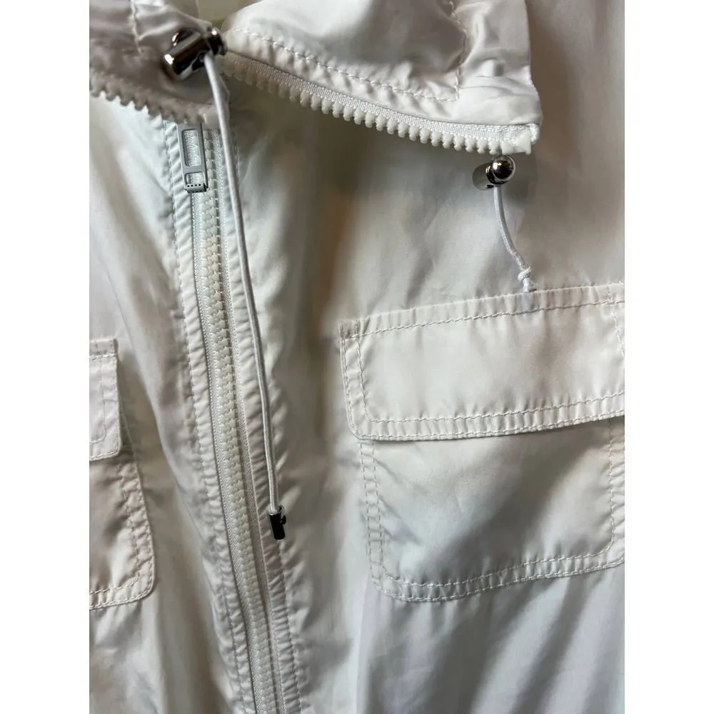 W by Worth White Anorak Utility Jacket Sz. P - Image 6
