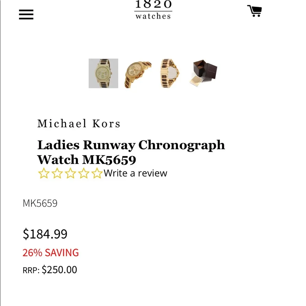 ⚡️Michael Kors Runway Chronograph Watch - Image 5