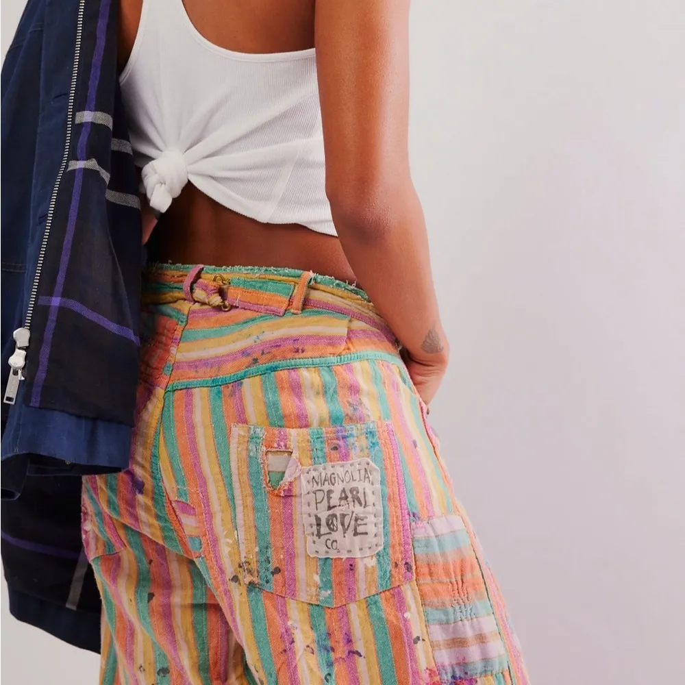 Magnolia Pearl Striped Miner Pants - Image 4