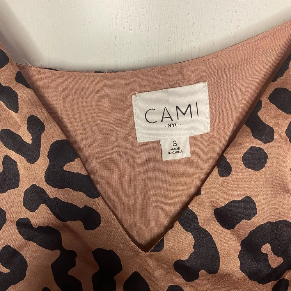 CAMI NYC leopard print silk blouse - Image 2