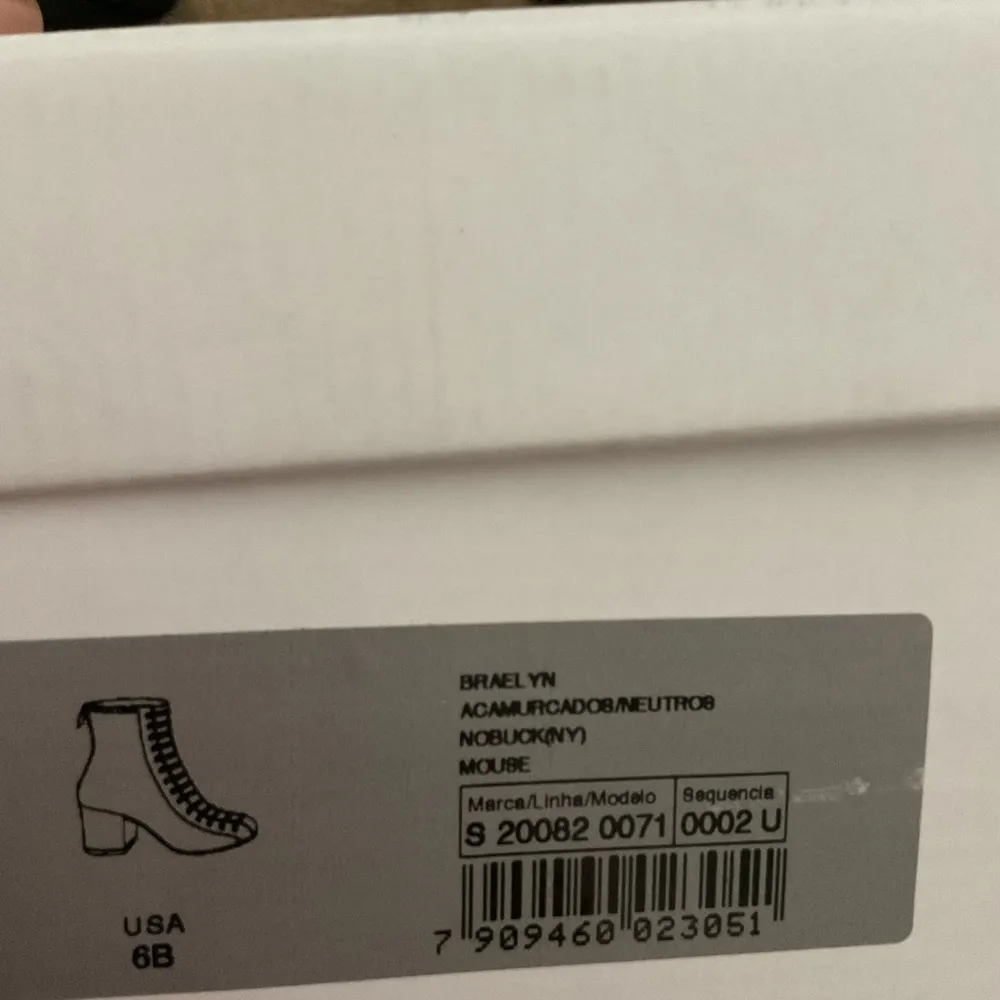 Schutz Braelyn Front Lace Suede Gray Bootie - Image 9