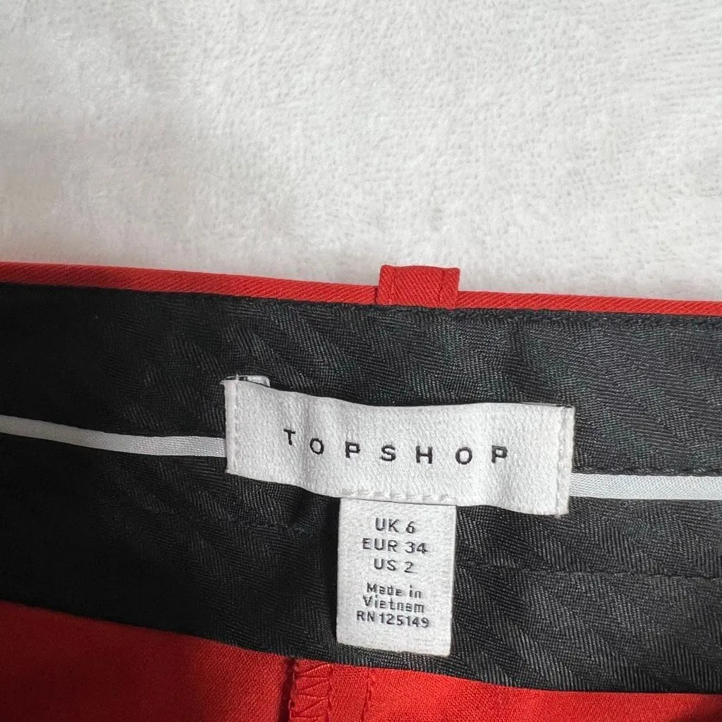 Topshop Scarlett High Rise Trousers 2 Women - Image 6