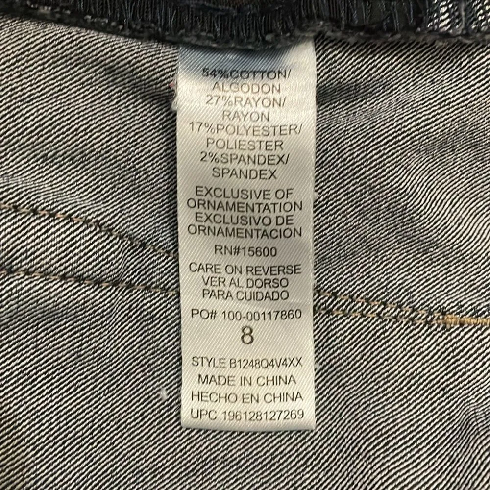 Democracy Ab Solution Denim Skinny Ankle Blue Jeans Womens Size 8 - Image 10