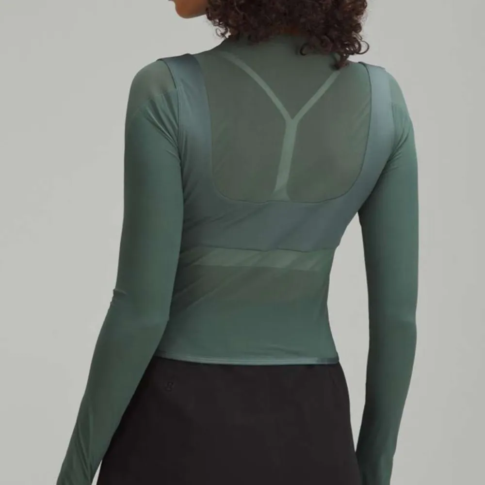 Lululemon  Mesh Mixed Long-Sleeve Shirt - Image 3