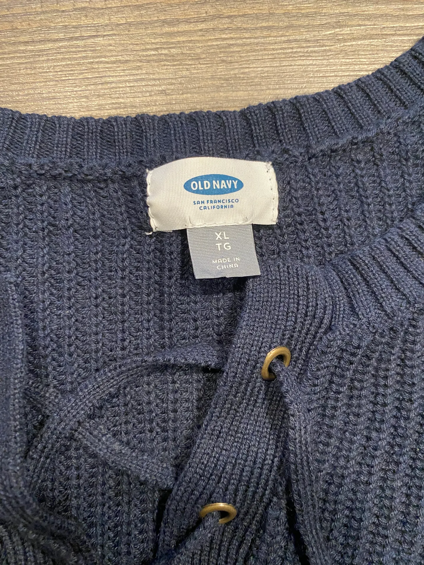 Lace Up Cable Knit Sweater - Image 3