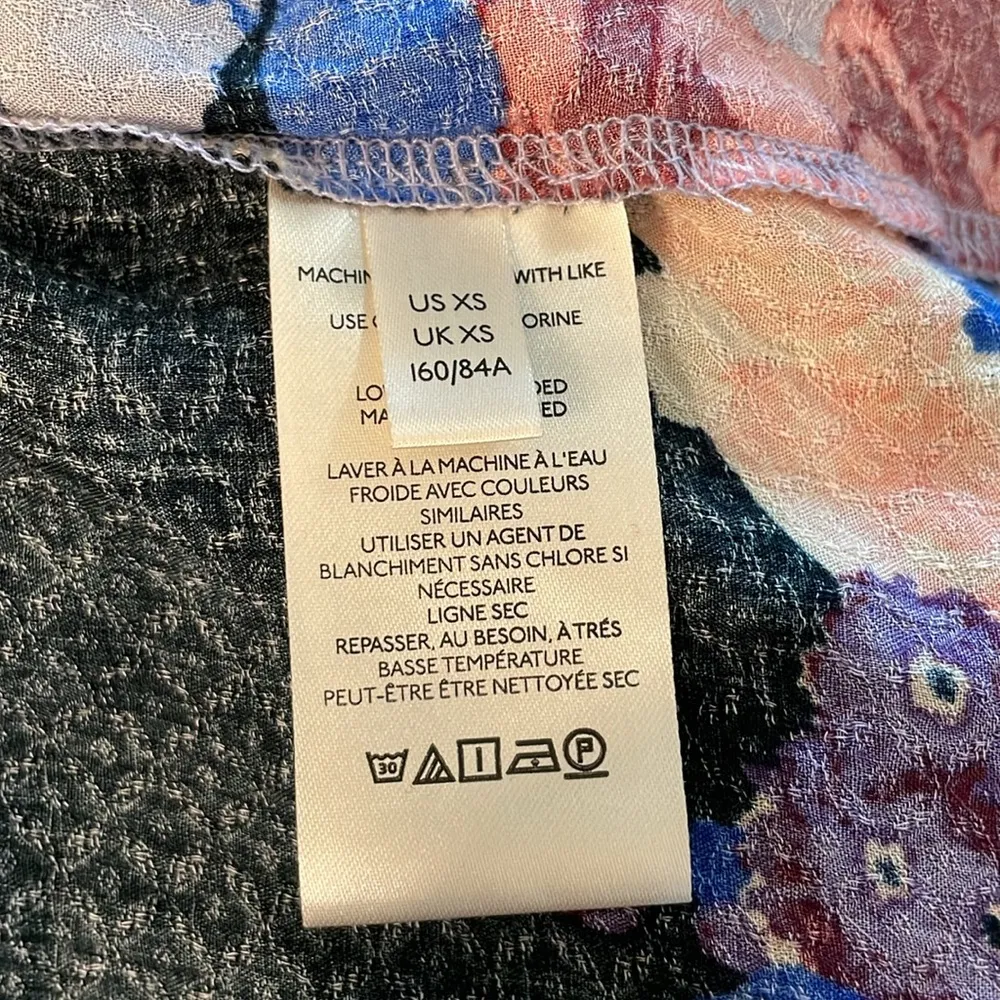 Free People Floral Multicolor Dress Brunch A Bunch Floral Tunic - Image 5